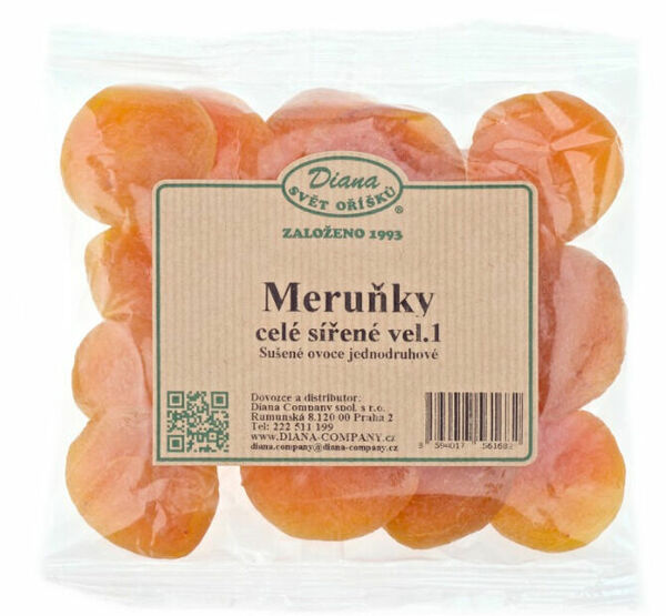 Diana Company Meruňky celé sířené velikost 4 500g porovnat ceny