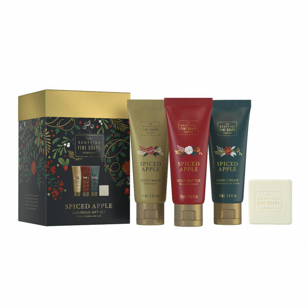 Scottish Fine Soaps Sada péče o tělo jablko a koření 4 ks porovnat ceny