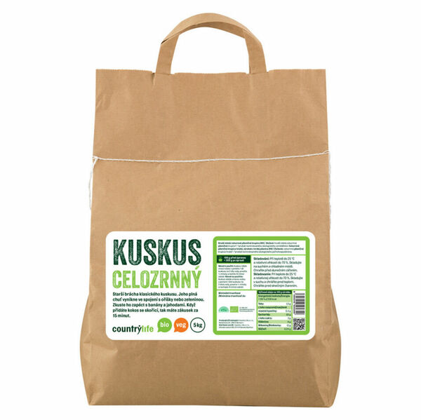 COUNTRY LIFE Kuskus celozrnný BIO 5 kg porovnat ceny