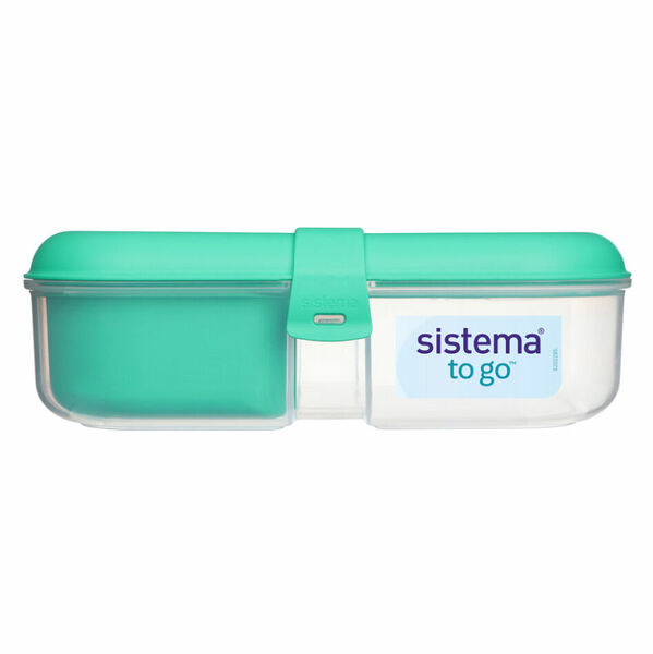 SISTEMA To Go Tříkomorová krabička s kelímkem zelená 1,1 l porovnat ceny