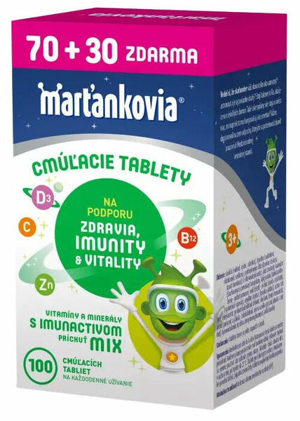 MARŤANKOVIA s Imunactivom mix 100 tabliet porovnat ceny