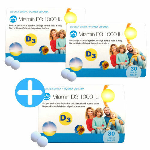 Novax Naturpharma Vitamín D3 60+30zdarma porovnat ceny
