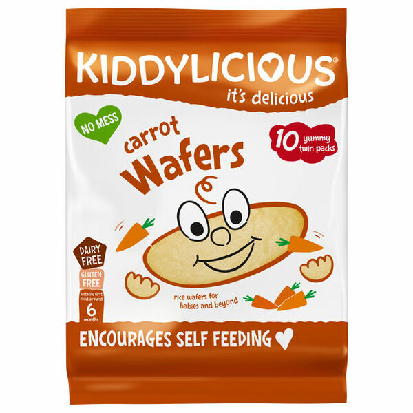 Kiddylicious Oplatky mrkvové maxi 40g porovnat ceny