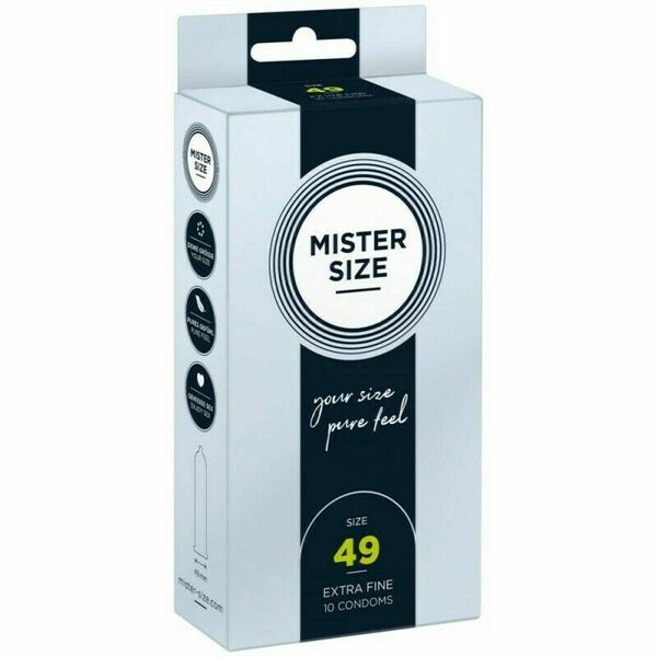 Mister Size kondomy S 49mm 10ks porovnat ceny