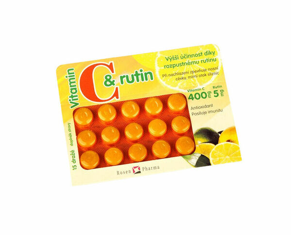 Rosen C+rutin 400 mg dražé 15 porovnat ceny