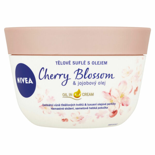 NIVEA Cherry Blossom & Jojoba Oil Tělové suflé 200 ml porovnat ceny