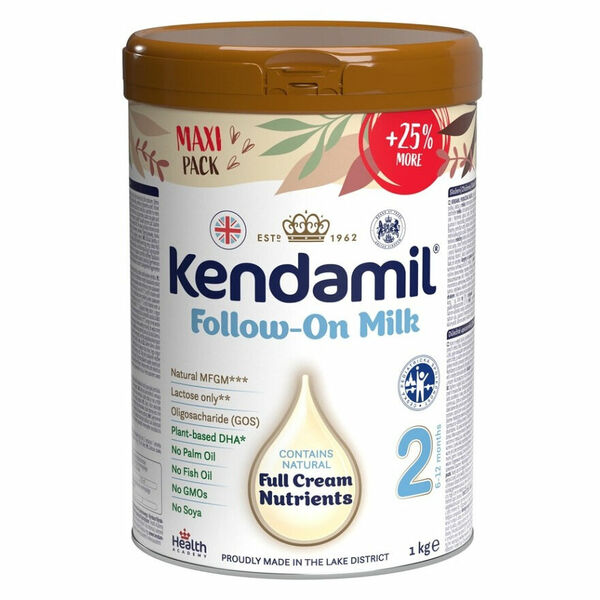 KENDAMIL Pokračovací mléko 2 DHA +podzimní XXL balení 6-12. měsíců 1 kg porovnat ceny