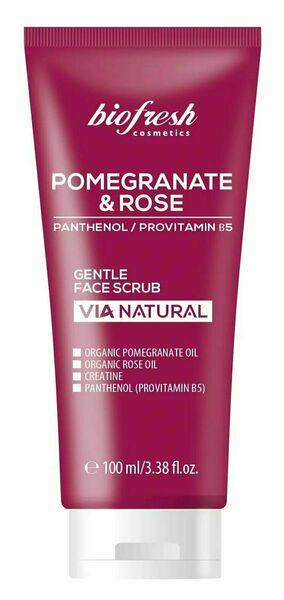 BIOFRESH Jemný peeling s panthenolem a B5 - granátové jablko a růže 100 ml porovnat ceny