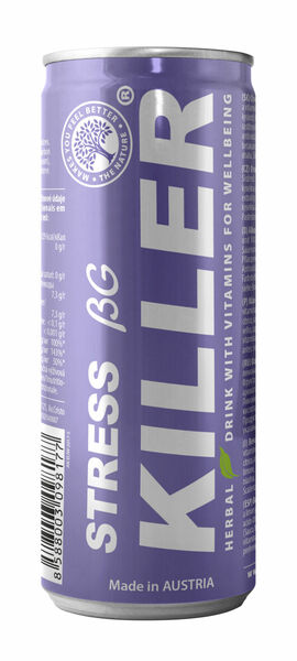 BG KILLER Nealkoholický relaxační a antistresový nápoj Stress Killer 250 ml porovnání ceny
