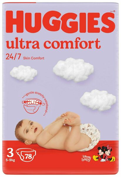 Huggies Ultra Comfort Jumbo 3, 78 ks porovnat ceny