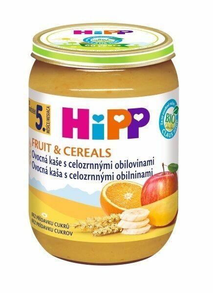 HiPP OV&CEREAL BIO Ov.kaše s celozrn.obilovin.190g porovnat ceny