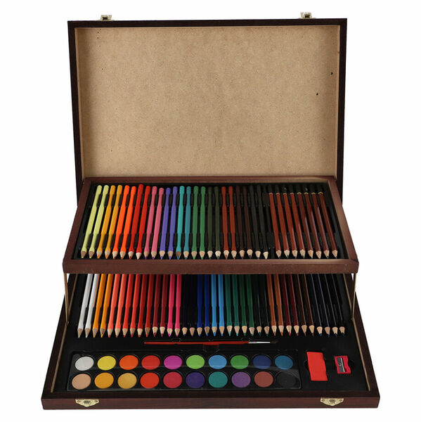 TEDDIES Sada na malování art box kreativní sada v dřevěném kufříku 91 ks porovnat ceny