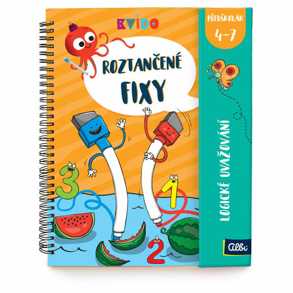 ALBI Kvído Roztančené fixy logické uvažování 4-7+ porovnat ceny