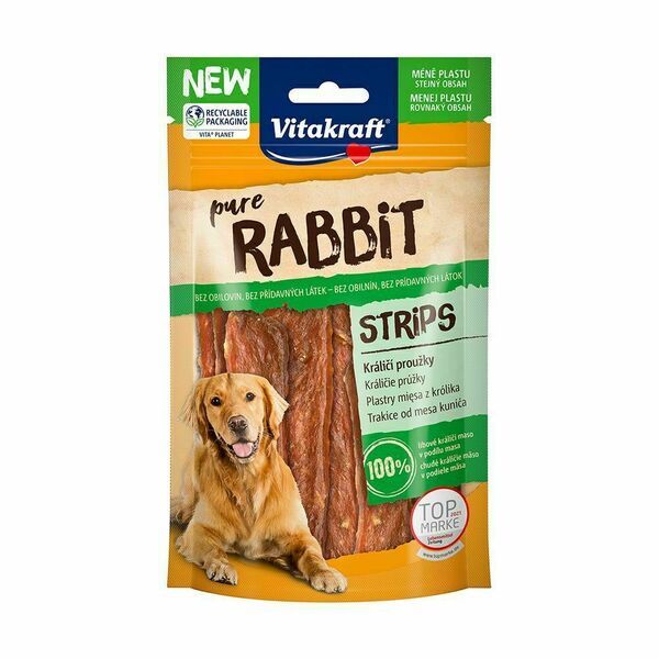 Vitakraft Rabbit králičí plátky 80 g porovnat ceny