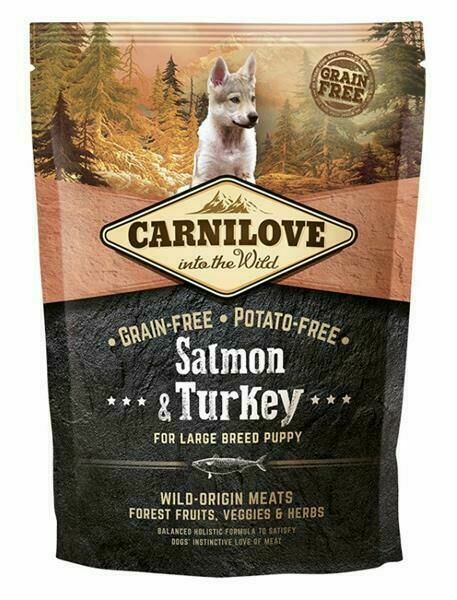Carnilove Dog Puppy Salm.& Turk. Large Breed GF 1.5 kg porovnat ceny