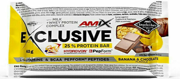 AMIX Exclusive Protein Bar, Banán-čokoláda, 40g porovnat ceny