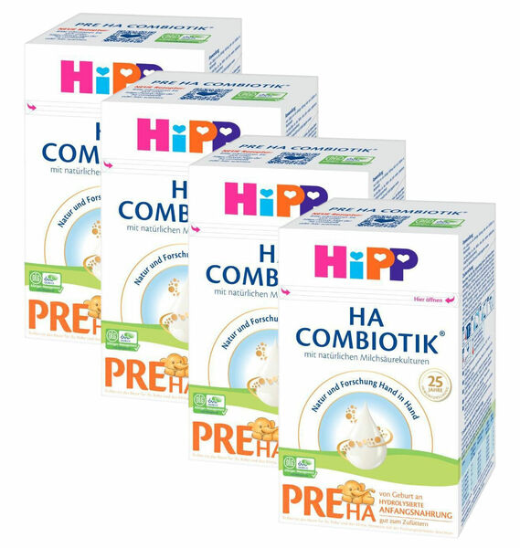 HiPP HA 1 Combiotik® Počáteční kojenecká výživa 4 x 600 g porovnat ceny