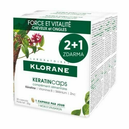 KLORANE Keratincaps Vlasy a nehty cps.90 porovnat ceny