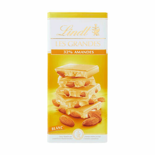 Lindt Les Grandes White Almond 150 g porovnat ceny