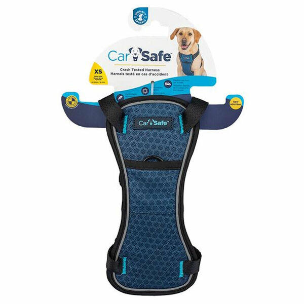 CARSAFE Crash Tested Postroj pro psy do auta modrý 1 ks, Velikost: XS porovnat ceny