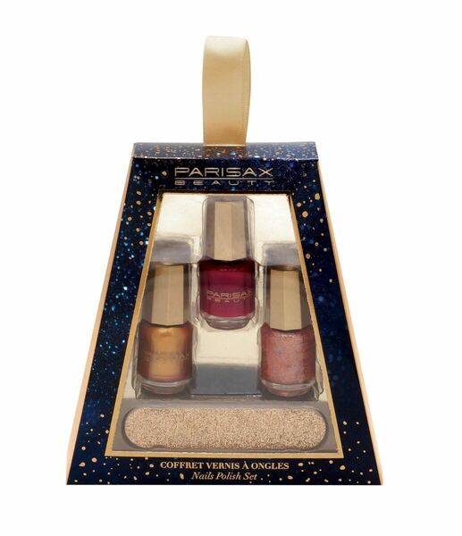 ParisAx Vánoční sada laků na nehty 3 ks +pilník porovnat ceny