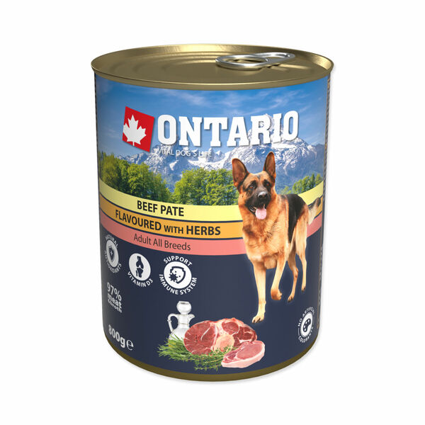 Ontario Hovězí paté s bylinkami konzerva 800 g porovnat ceny