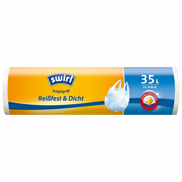 SWIRL Extra pevné sáčky na odpad s uchy 35 litrů 15 ks porovnat ceny