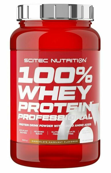 SciTec Nutrition 100% Whey Protein Professional čokoláda/lískový oříšek 920 g porovnat ceny