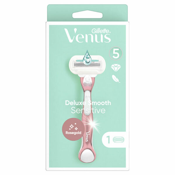 GILLETTE Venus Rose Gold Holící strojek pro ženy + Náhradní hlavice 1 ks porovnat ceny