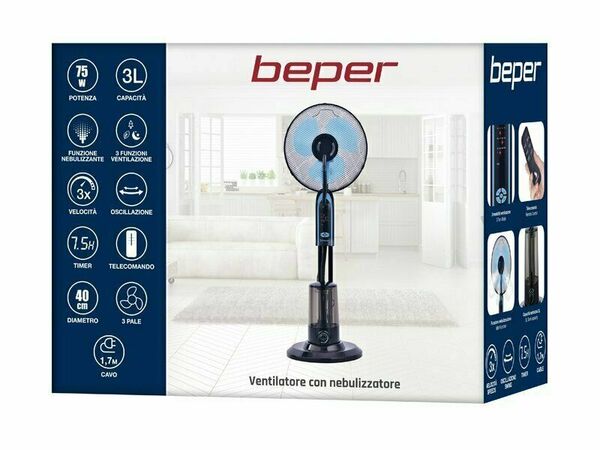 Beper VE502 stojanový ventilátor se zvlhčovačem vzduchu, 75W (průměr 45cm) porovnat ceny