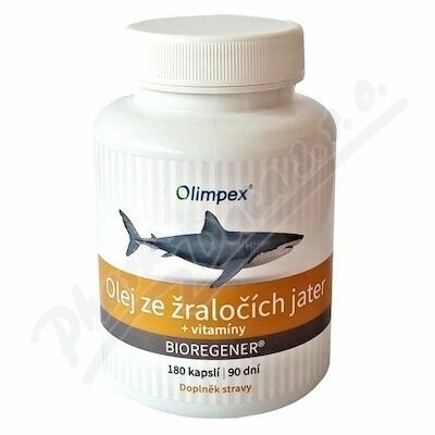 Olimpex Olej Ze žraločích Jater+vitamíny Cps.180 porovnat ceny