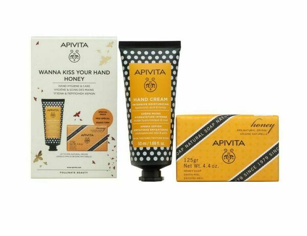 APIVITA Honey Hand Cream 50 ml + Honey Soap 125 g dárkové balení porovnat ceny