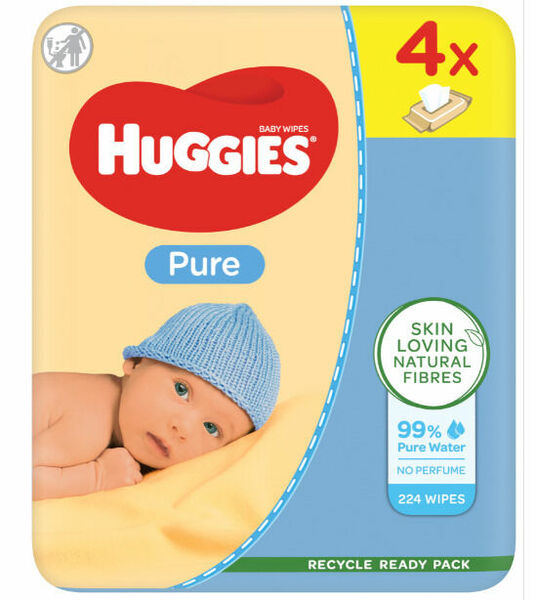 HUGGIES Pure Quatro (56x4) porovnat ceny
