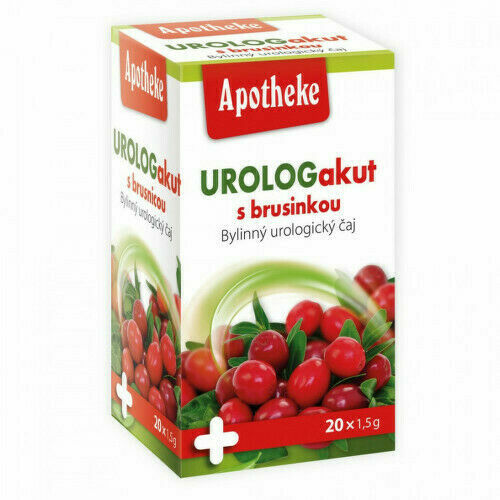 Apotheke Urolog akut s brusinkou čaj 20x1.5g porovnat ceny