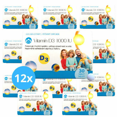 Novax Naturpharma Vitamín D3 roční balení porovnat ceny