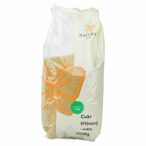 NATURAL JIHLAVA Cukr třtinový světlý natural 1000 g porovnat ceny