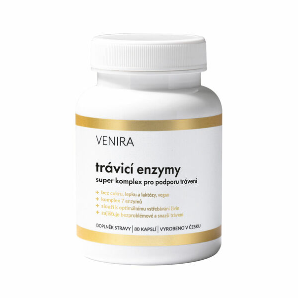 Venira Trávicí enzymy 80 kapslí porovnat ceny