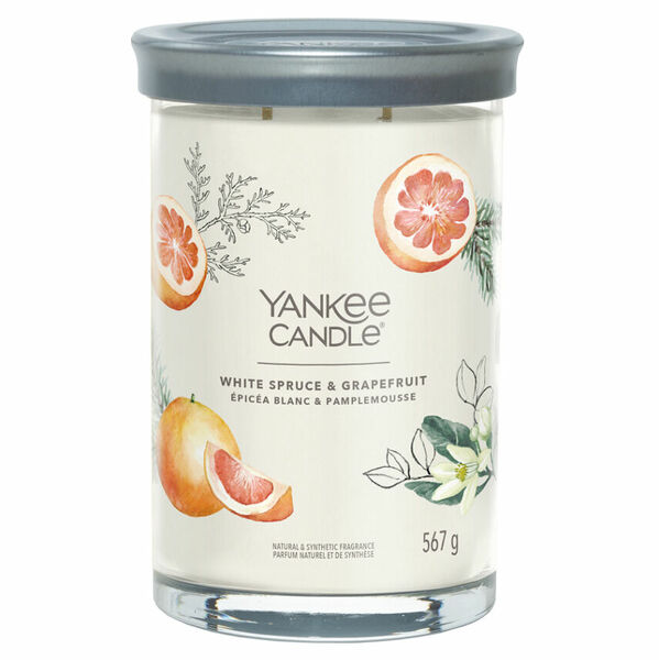 YANKEE CANDLE Signature Tumbler velký White Spruce & Grapefruit 567 g porovnat ceny