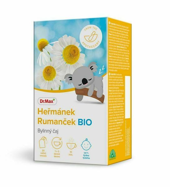 Dr.Max Heřmánek BIO bylinný čaj 20 sáčků porovnat ceny