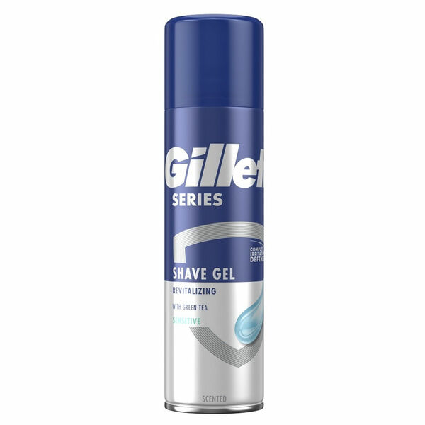 GILLETTE Series Sensitive Revitalizing Gel na holení se zeleným čajem 200 ml porovnat ceny