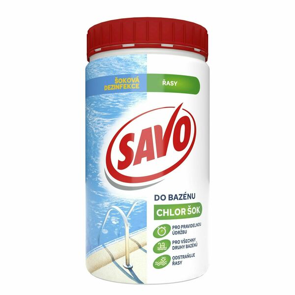 Savo do bazénu Chlor šok 850 g porovnat ceny