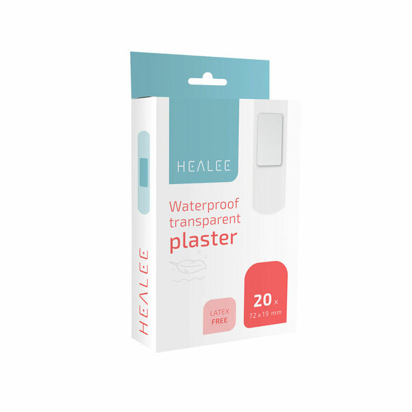 Healee Voděodolná průhledná náplast 72x19 mm 20 ks porovnat ceny