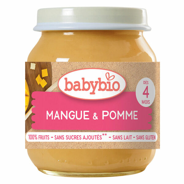 BABYBIO Mango a jablko 4m+ BIO 130 g porovnat ceny