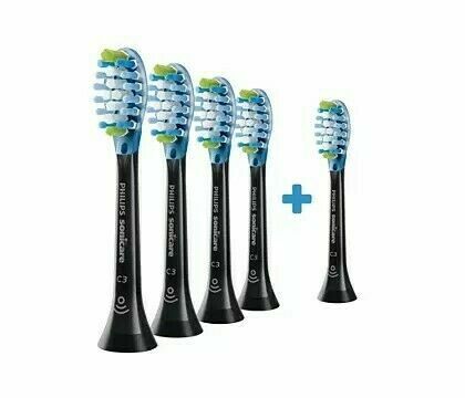 Philips Sonicare Premium Plaque Defence HX9045/33 náhradní hlavice 4+1 ks black porovnat ceny