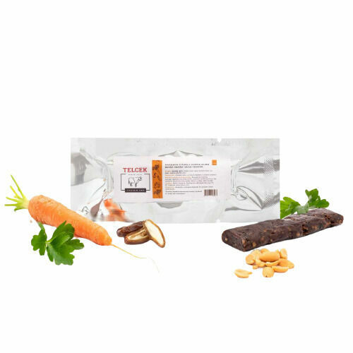 Telcek Proteinová tyčinka Hovězí, arašídy, datle, sušená zelenina 50 g porovnat ceny