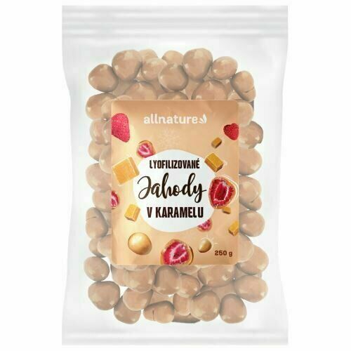 Allnature Mrazem sušené jahody v karamelu 250 g porovnat ceny