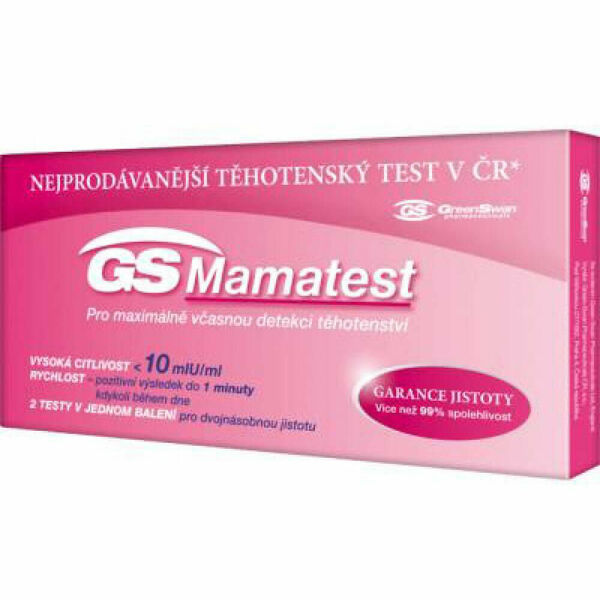 GS Mamatest těhotenský test 2 ks porovnat ceny