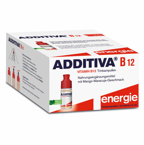 ADDITIVA B12 shots 30 ampulek porovnat ceny