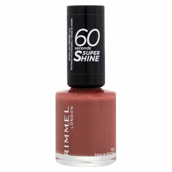 RIMMEL LONDON 60 Seconds Lak na nehty 707 Tan-A-Cotta 8 ml porovnat ceny