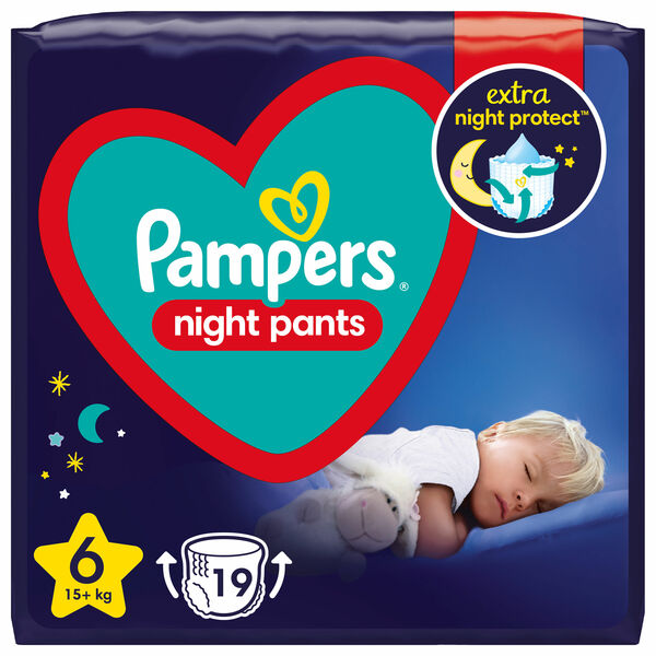 Pampers Night Pants Plenkové Kalhotky Velikost 6 19ks porovnat ceny